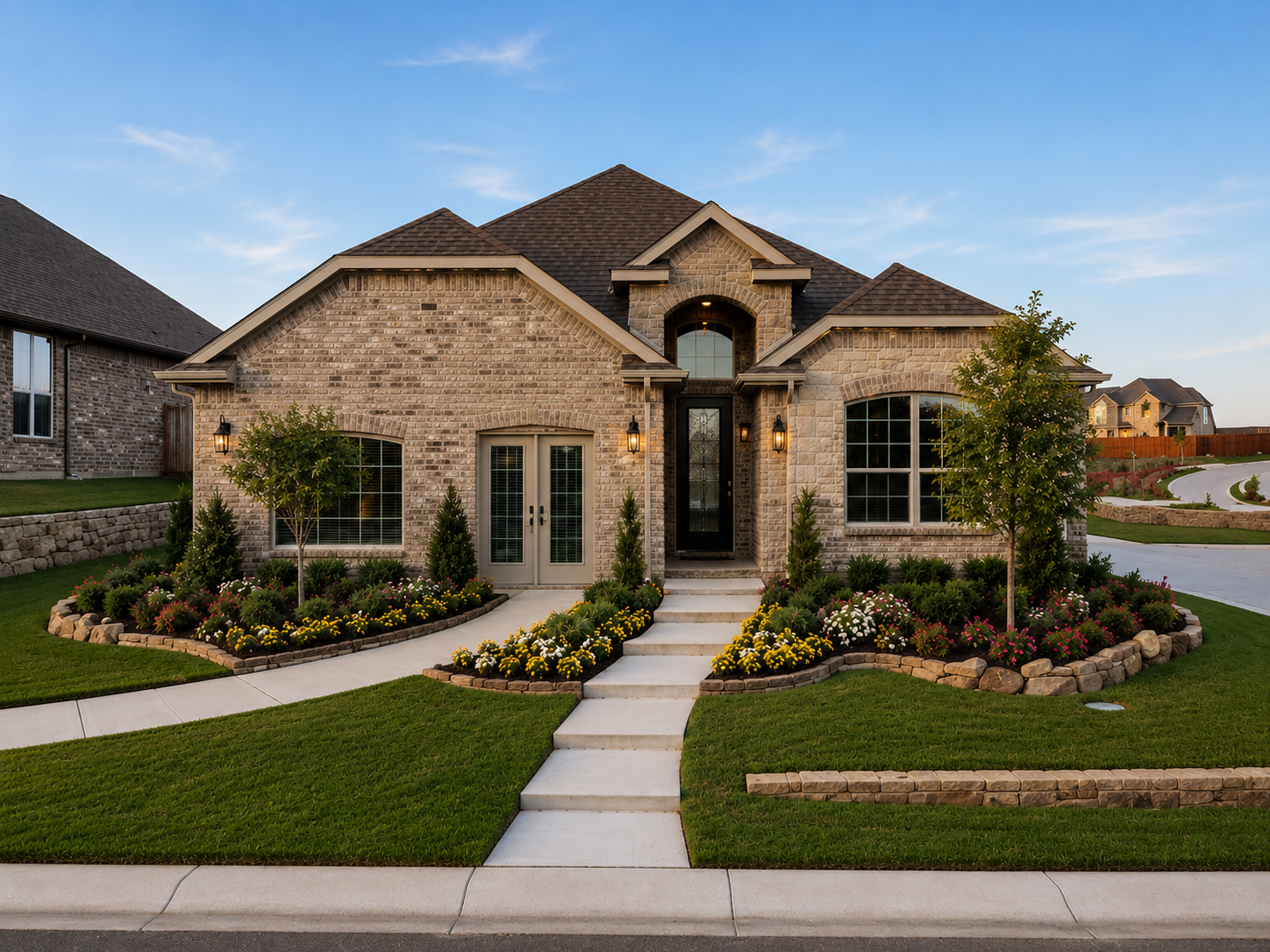 Beautiful house with Earthwise windows