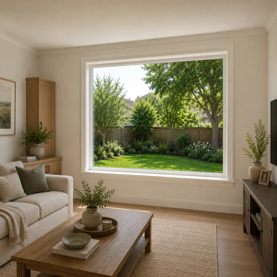 Distributor showroom featuring Earthwise vinyl windows