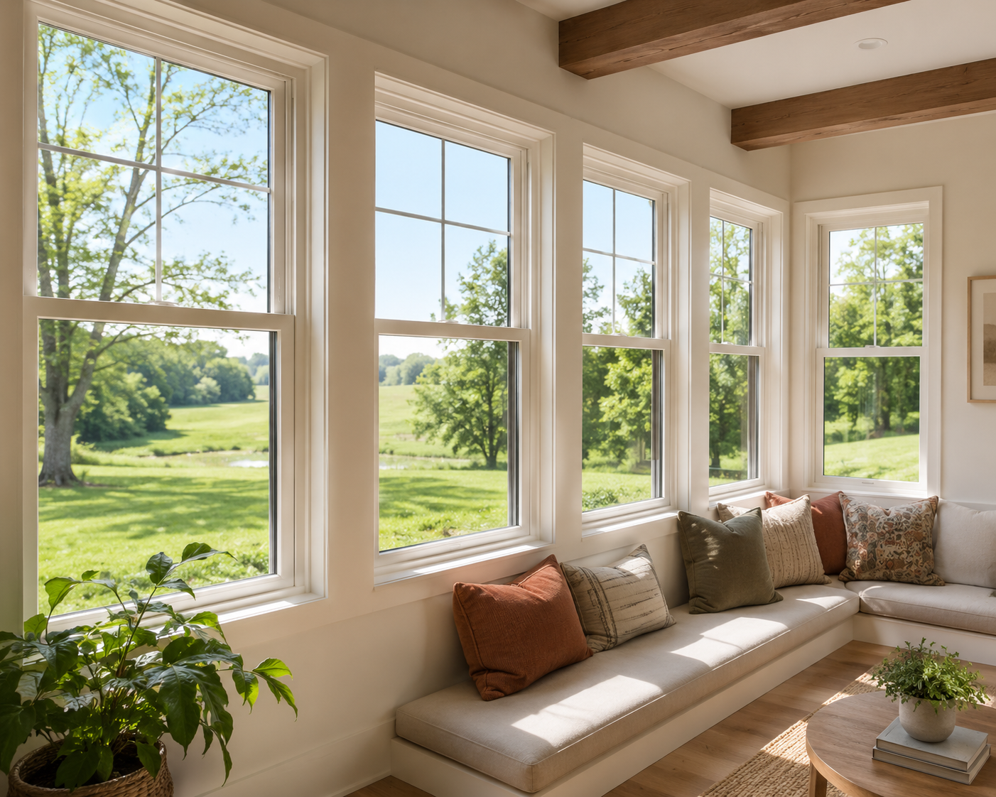 Single-hung window